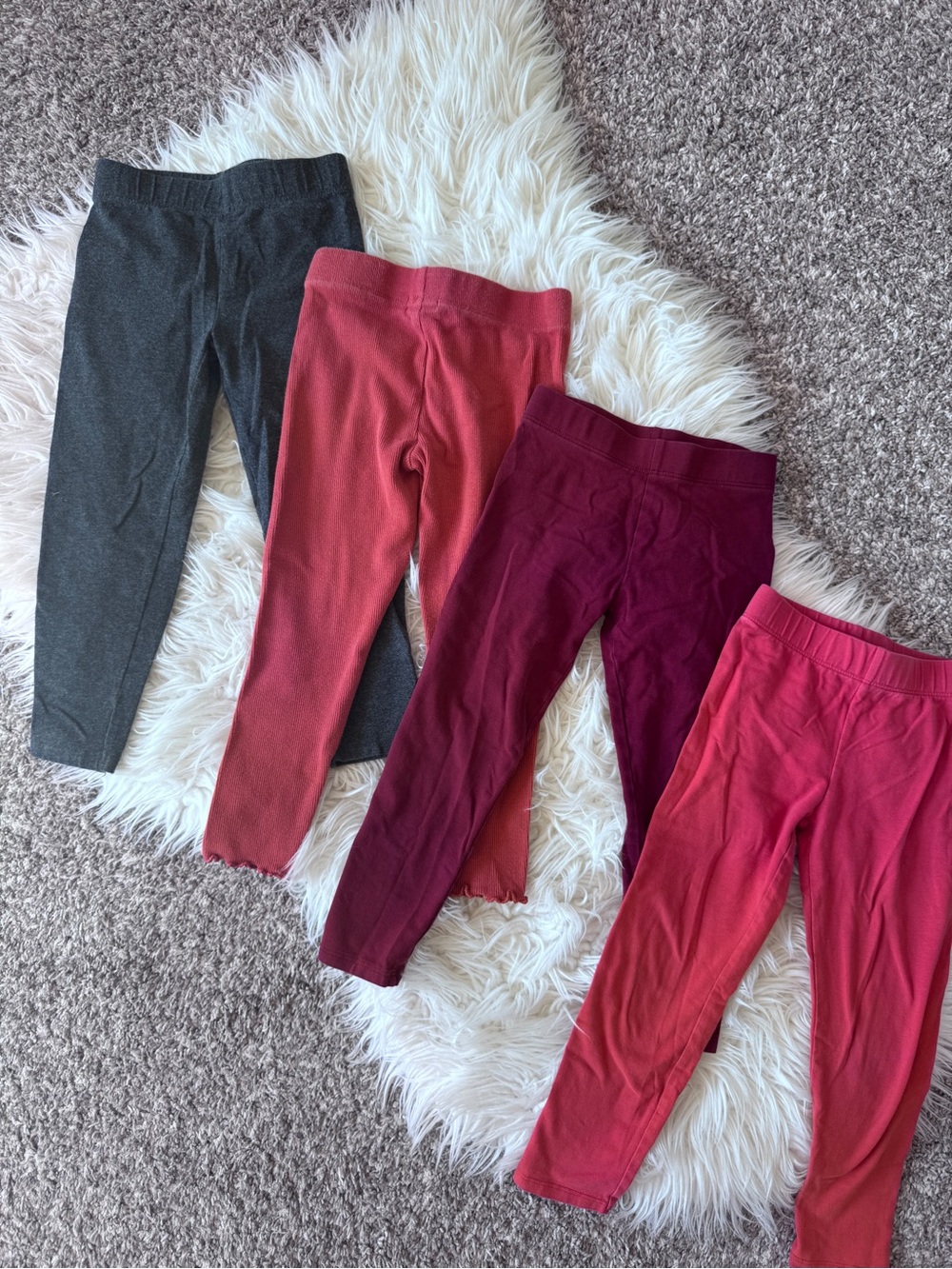 Dip 4T Toddler Leggings Bundle 4 Pack Fall Colors Basics